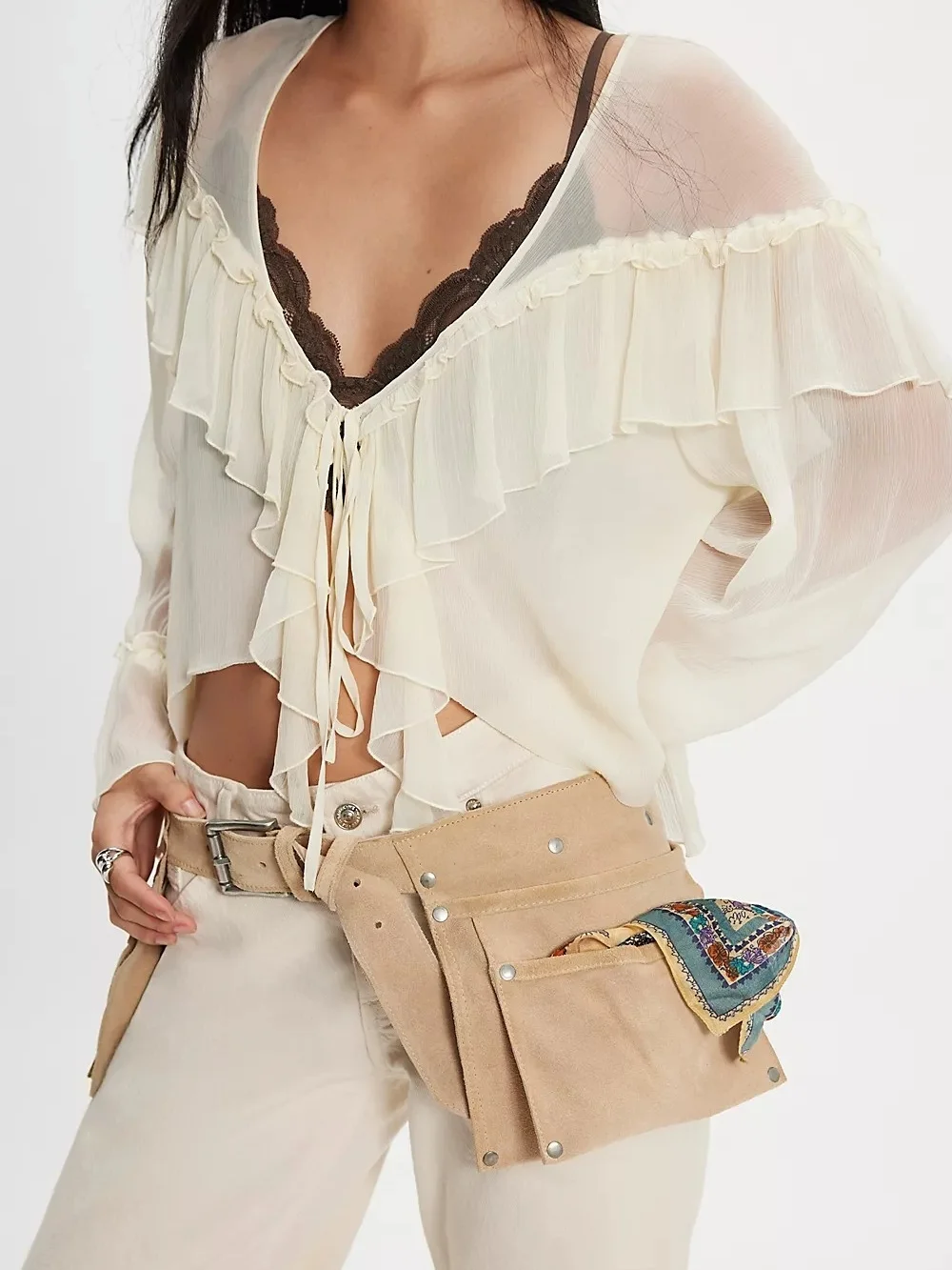 Free People Crew Cargo Pocket Belt